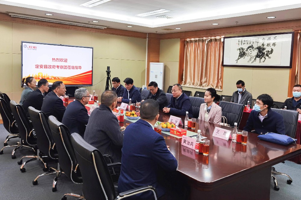 海南省定安县委书记刘峰松一行到加多宝清远公司考察交流